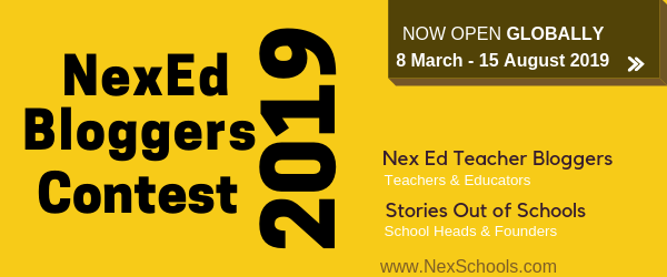 NexEd Bloggers Contest 2019 for teacher Schools in K12